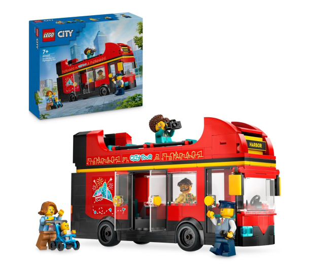 LEGO CITY 60407 Czerwony, piętrowy autokar - 1248595 - zdjęcie 2